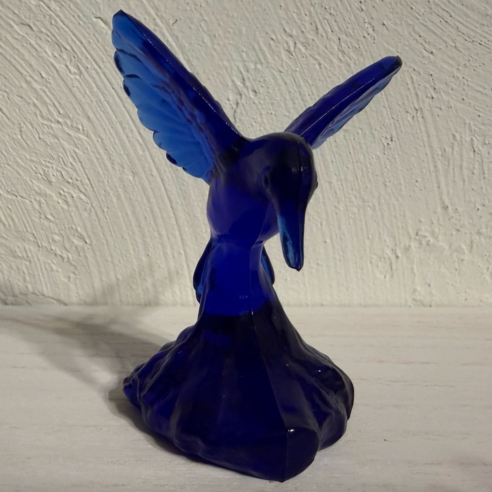 Fenton Cobalt Blue Hummingbird 100 years